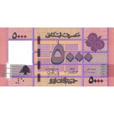 (467) ** PNew (PN91c) Lebanon - 5000 Livres Year 2021 (2022)